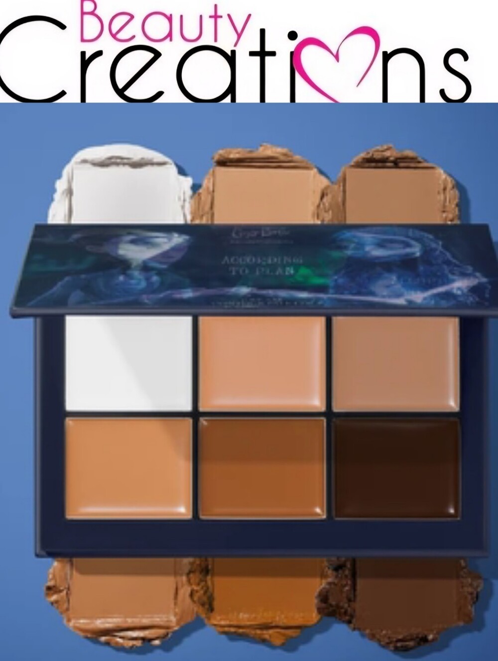 Beauty Creations X Corpse Bride "According To Plan," Cream Contour Palette